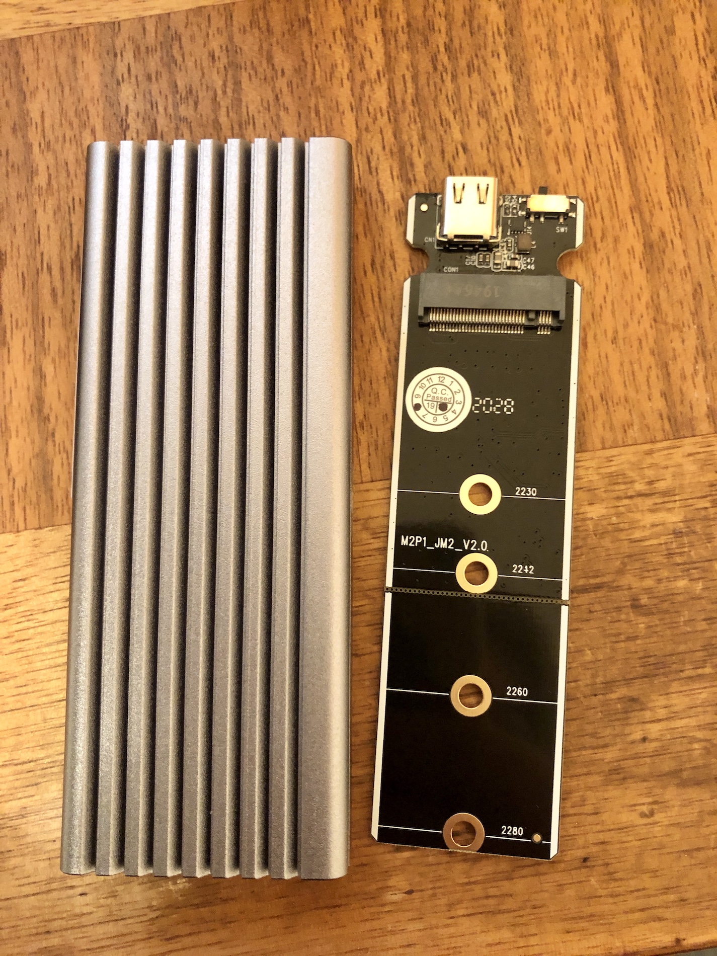 Vantec NVMe enclosure